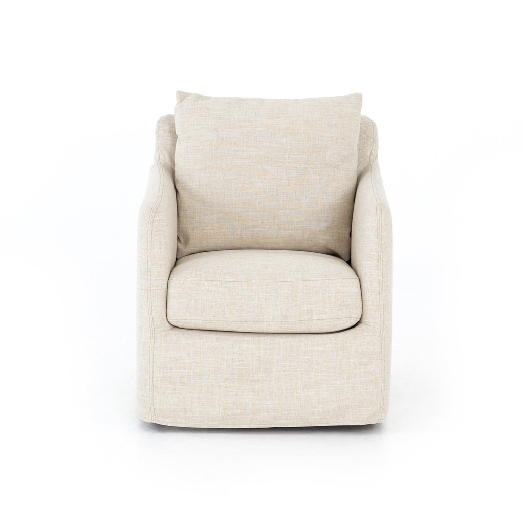 Mavelle Odette Swivel Chair accent chair - Side View