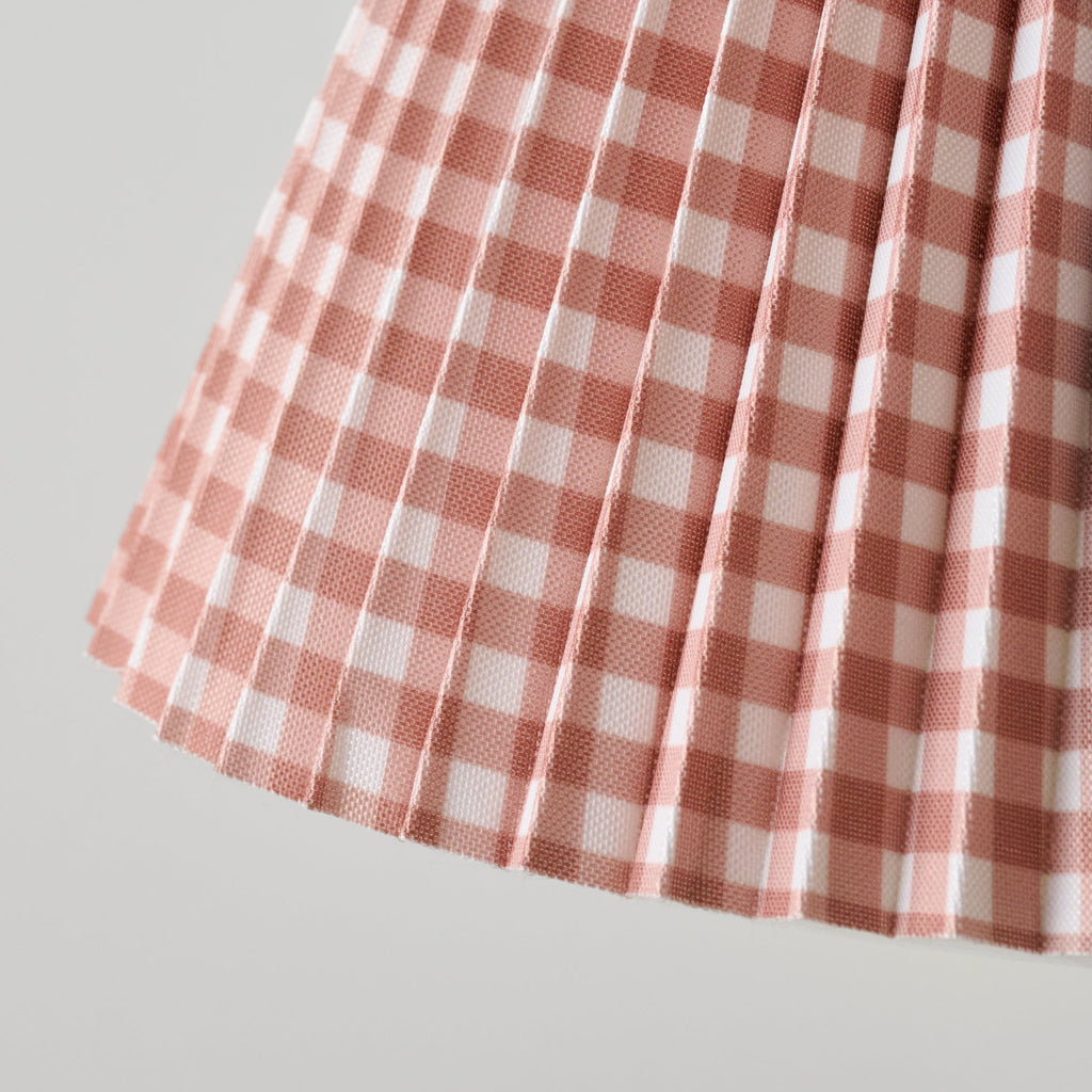 Mavelle Mocha Gingham Shade lamp shade