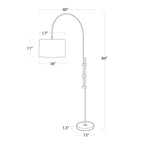 Mavelle Watson Arc Floor Lamp floor lamp - Side View