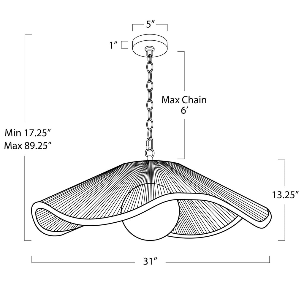 Mavelle Venus Pendant pendant light - View 7