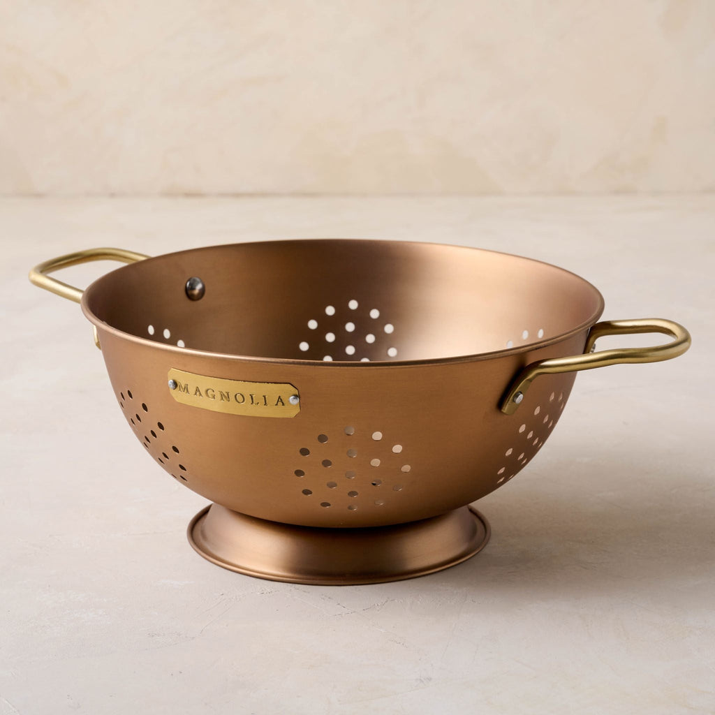 Mavelle Copper and Brass Colander 3 QT kitchen tool