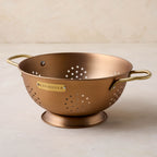 Mavelle Copper and Brass Colander 3 QT kitchen tool
