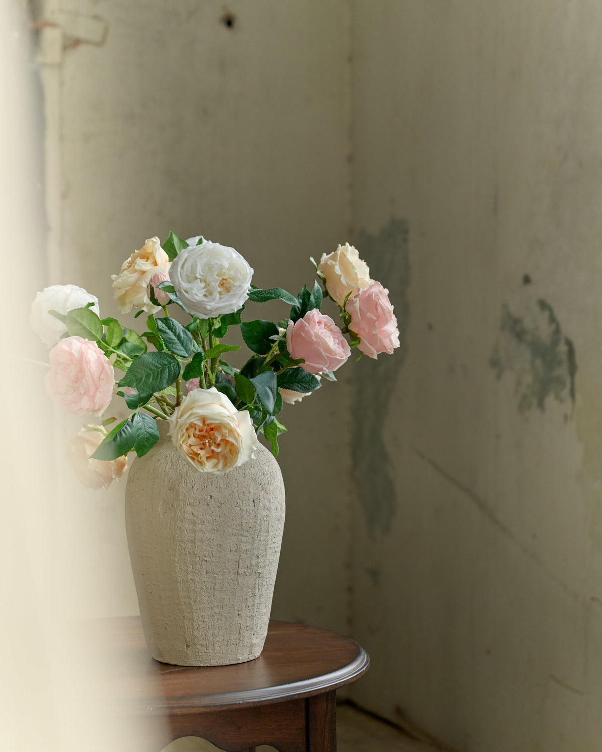 Mavelle Austin Rose Stem faux floral stem - Detail View
