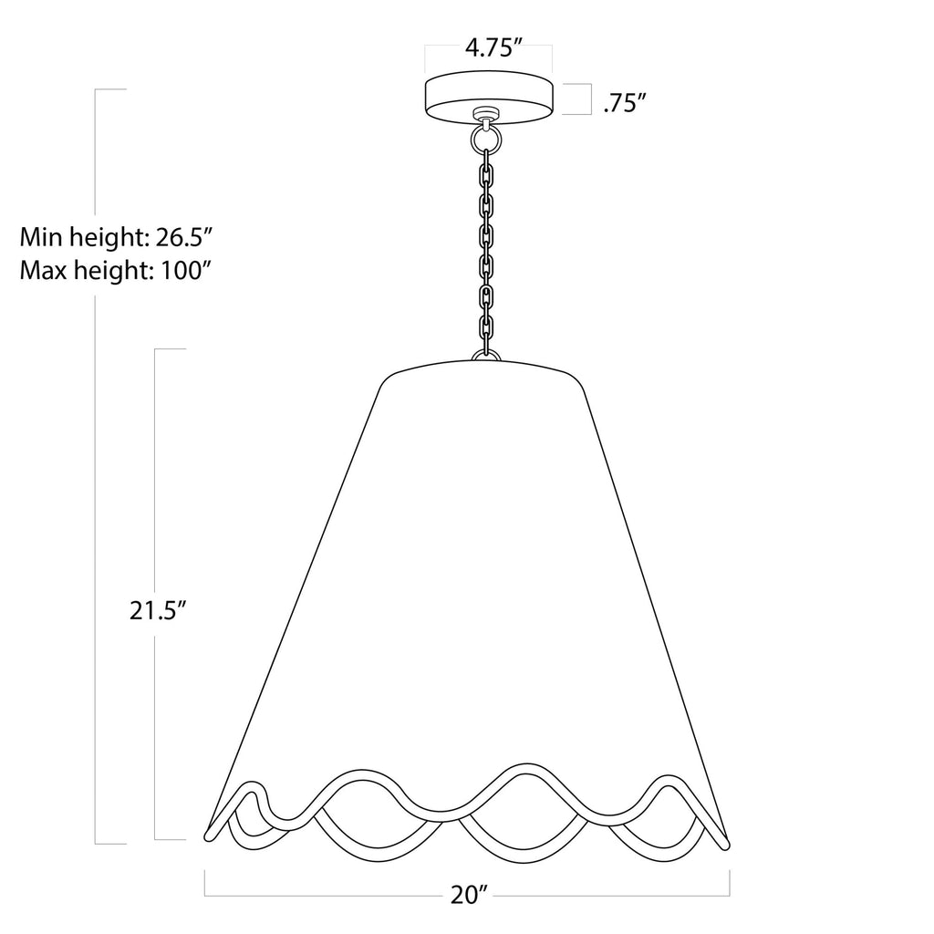 Mavelle Annabeth Outdoor Pendant outdoor light - Alternate View