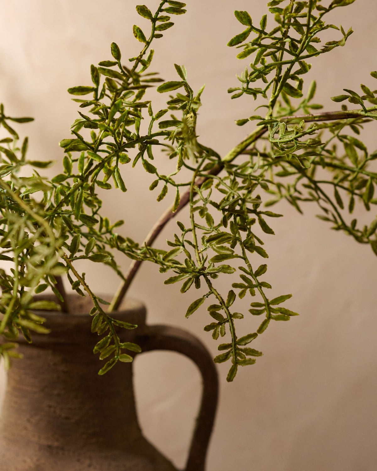 Mavelle Real Touch Myrtle Leaf Branch faux floral stem - Detail View