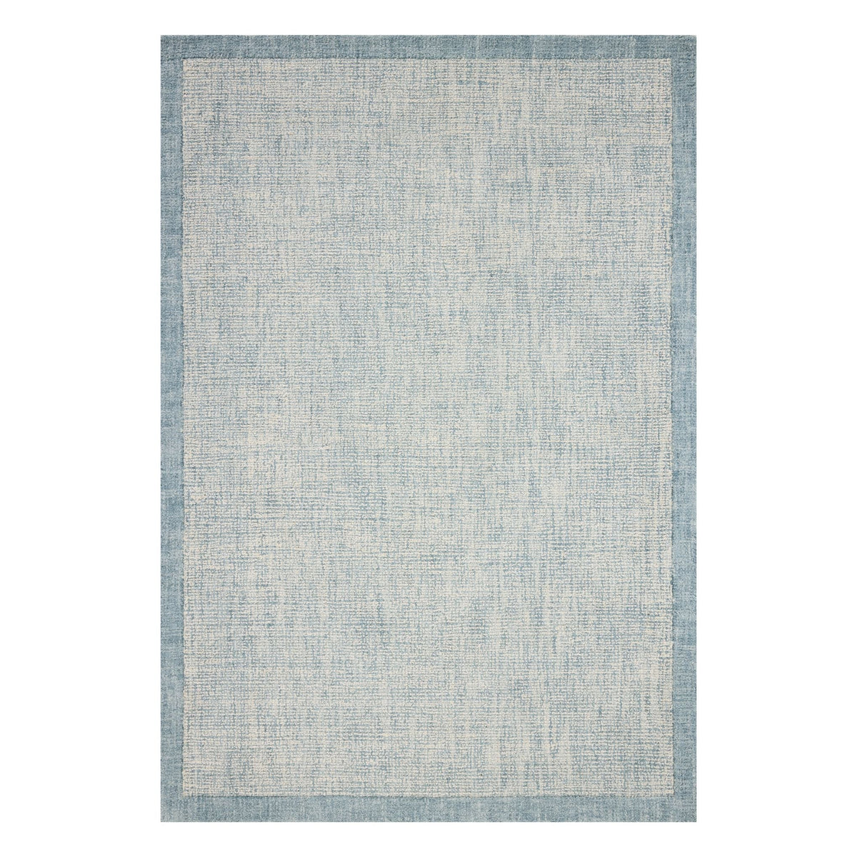 Mavelle Henley Ivory Blue Rug area rug - Detail View