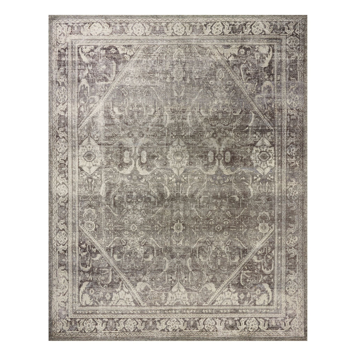 Mavelle Wimberly Ink Bone Rug area rug - Detail View
