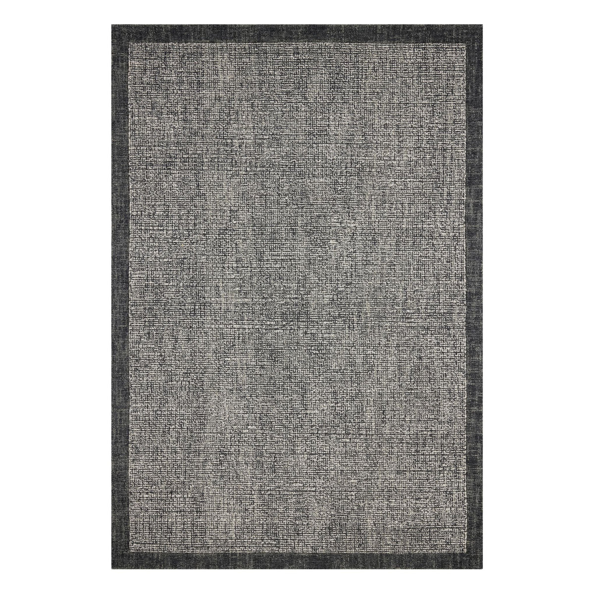 Mavelle Henley Ivory Charcoal Rug area rug - Detail View