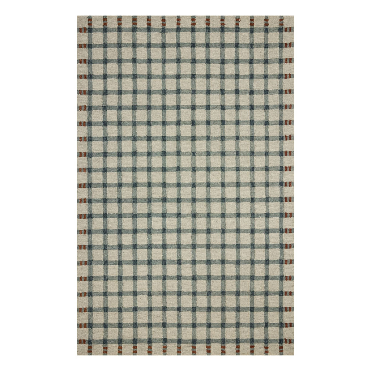 Mavelle Waylon Spa Brick Rug area rug - Detail View