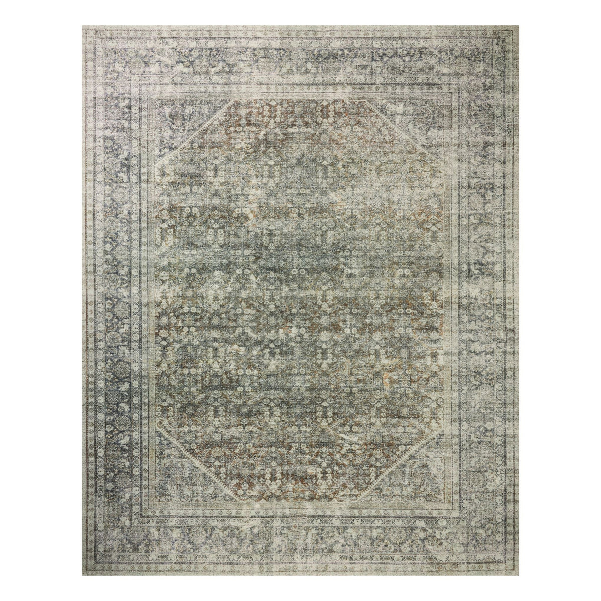 Mavelle Wimberly Tobacco Rust Rug area rug - Detail View