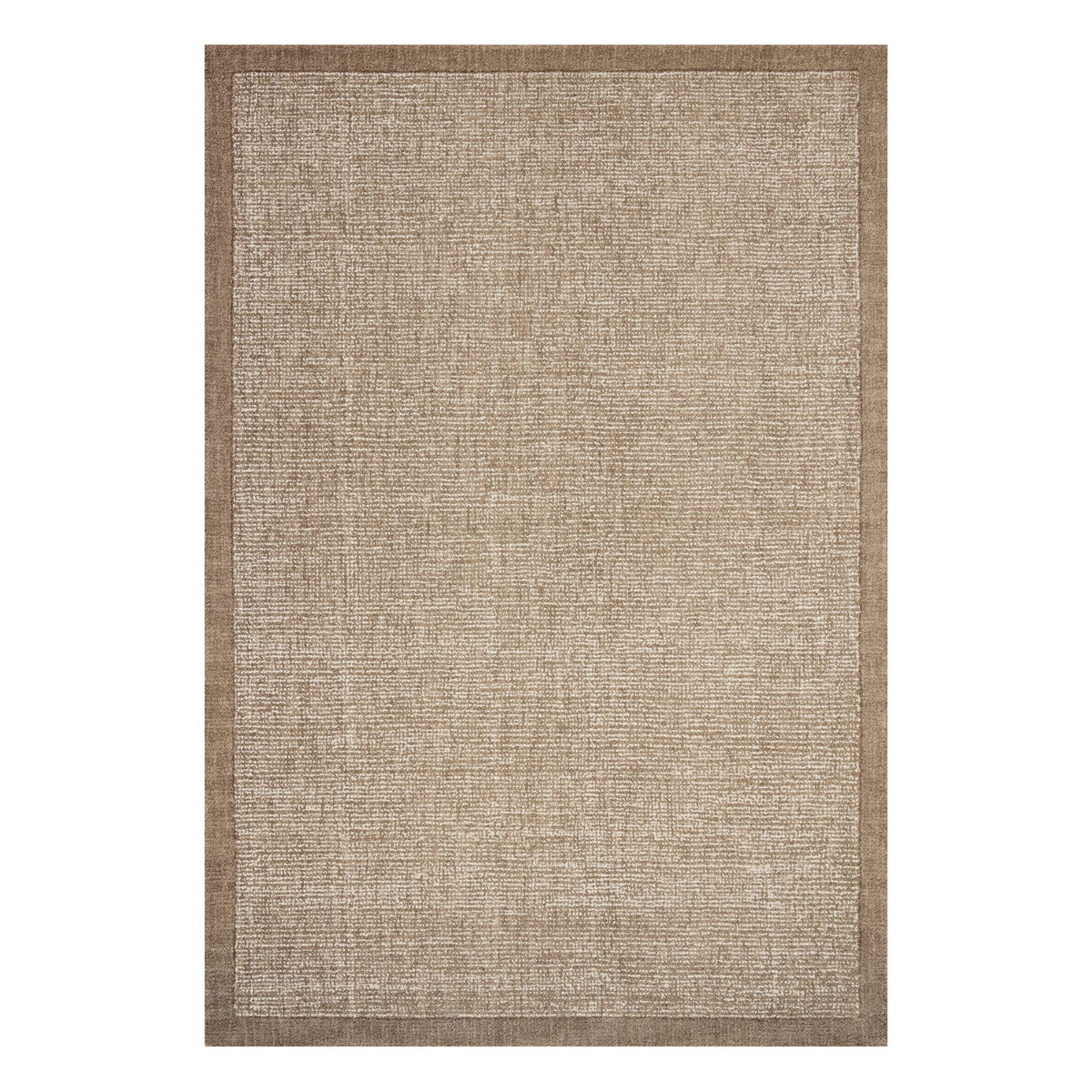 Mavelle Henley Ivory Brown Rug area rug - Detail View