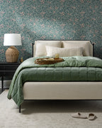 Mavelle Weekend Velvet Quilt - Dusty Green quilt - View 7