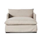 Mavelle Rowan Chaise sectional sofa - Styled in Room