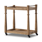 Mavelle Alma Bar Cart kitchen island - Detail View