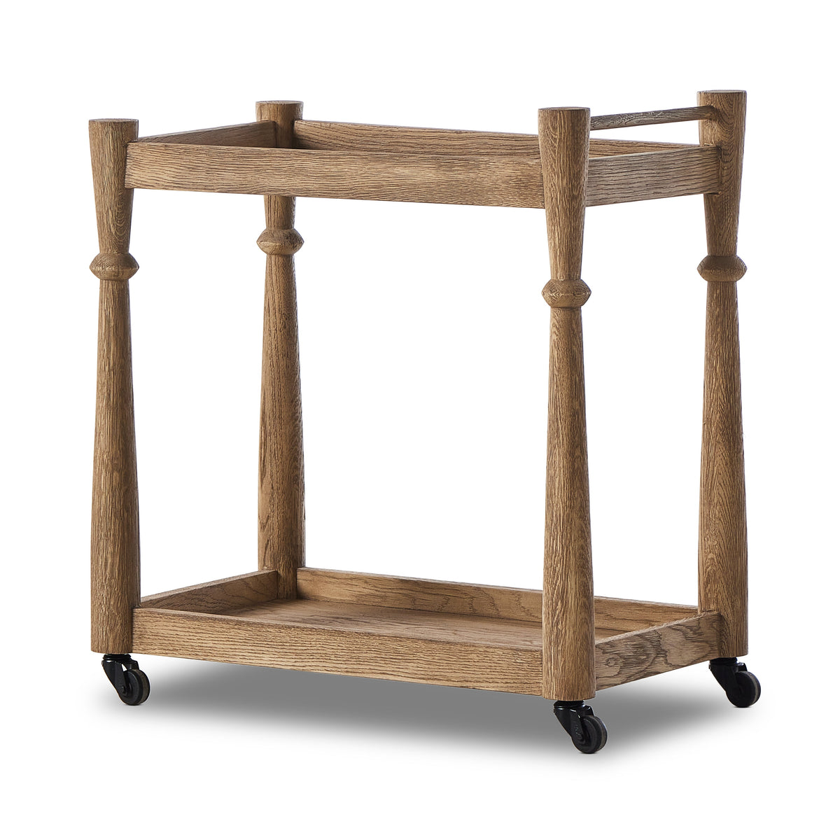 Mavelle Alma Bar Cart kitchen island - Detail View