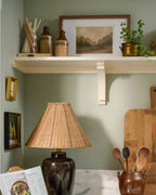 Mavelle Amalia Table Lamp with Woven Shade lamp shade - Close-Up
