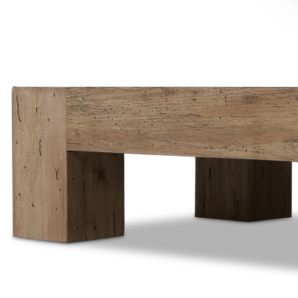 Mavelle Powell Rectangular Coffee Table coffee table - Side View