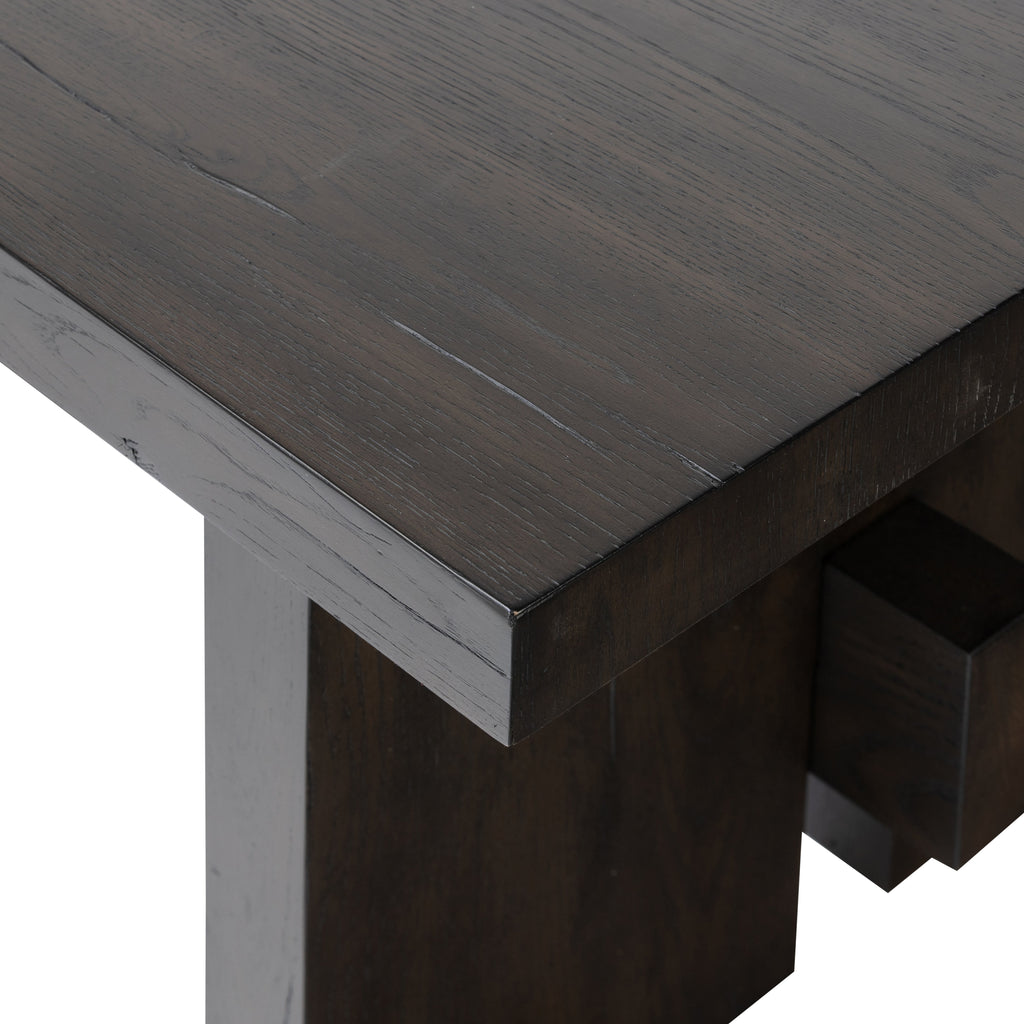 Mavelle Edison End Table side table - Side View