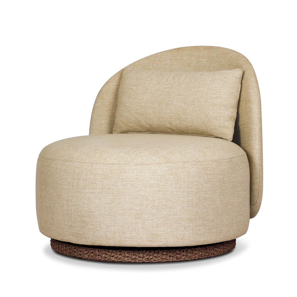Mavelle Randie Outdoor Swivel Chair outdoor chair - Styled in Room