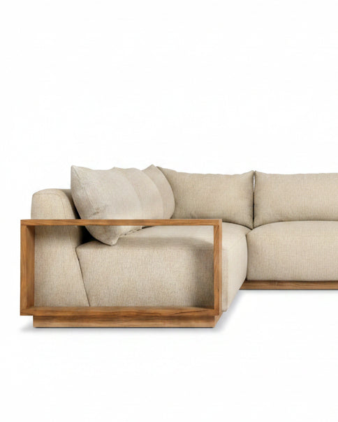 Mavelle Augustine Outdoor Three-Piece Sectional outdoor sofa