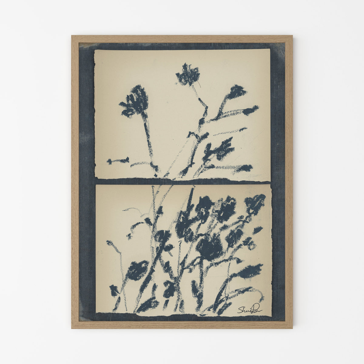 Mavelle Summer Weeds II by Shaina Page framed wall art - Detail View