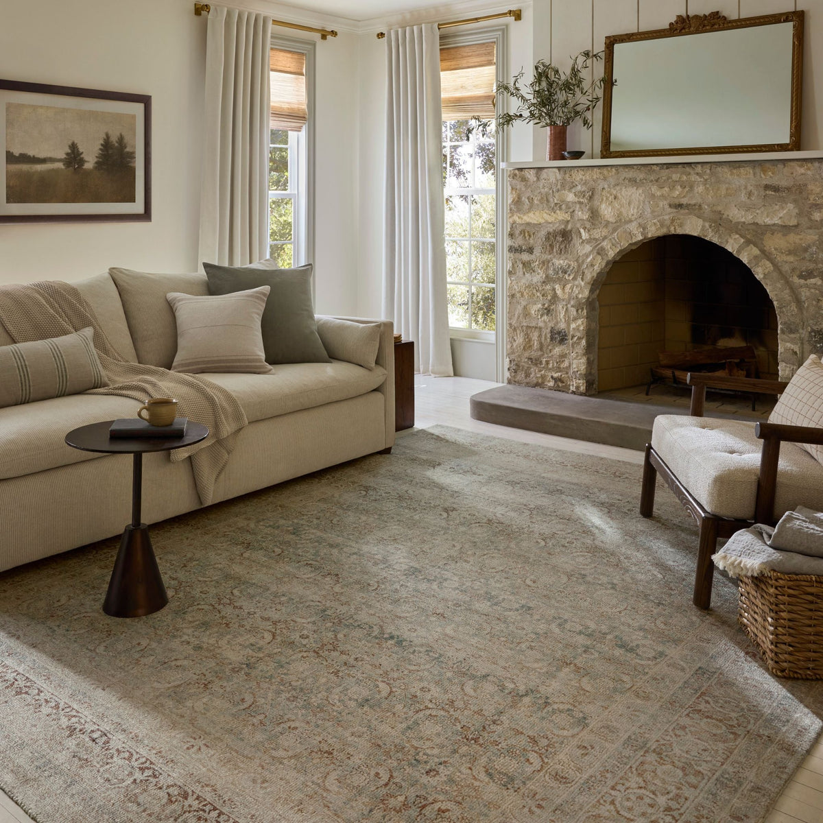 Mavelle Wimberly Sky Copper Rug area rug