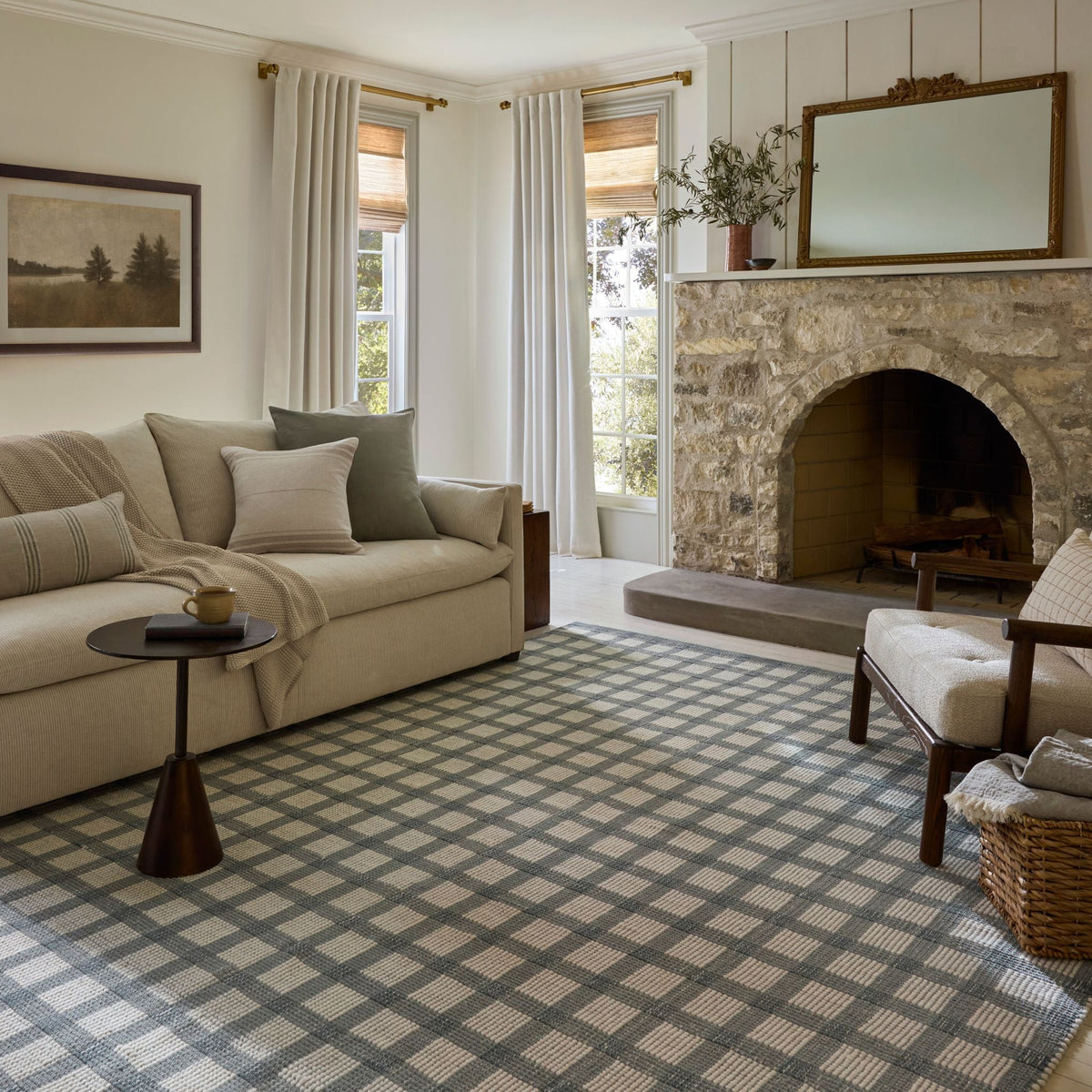 Mavelle Ryder Blue Ivory Rug area rug