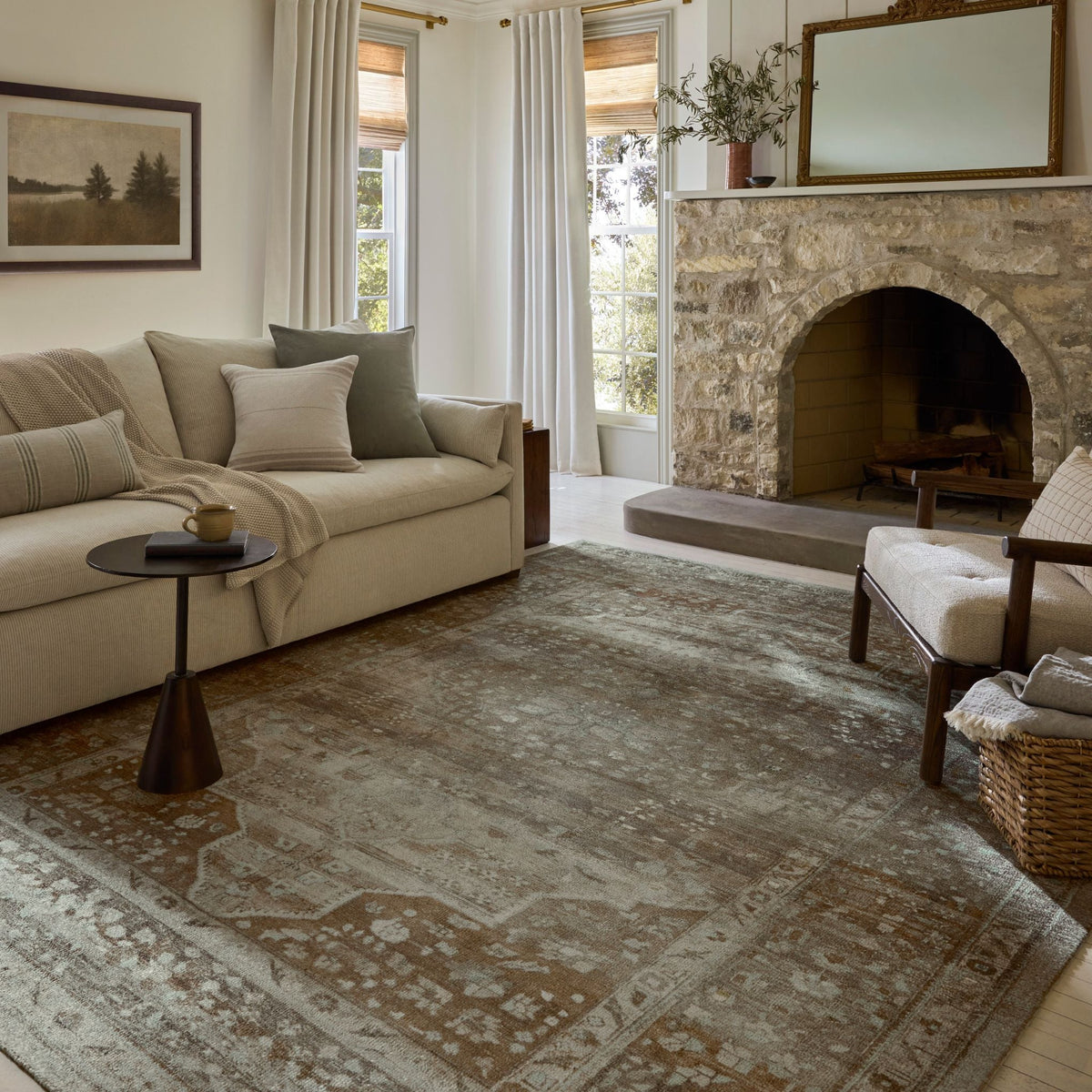 Mavelle Wimberly Earth Multi Rug area rug