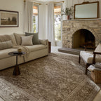 Mavelle Wimberly Bark Ivory Rug area rug - Styled in Room