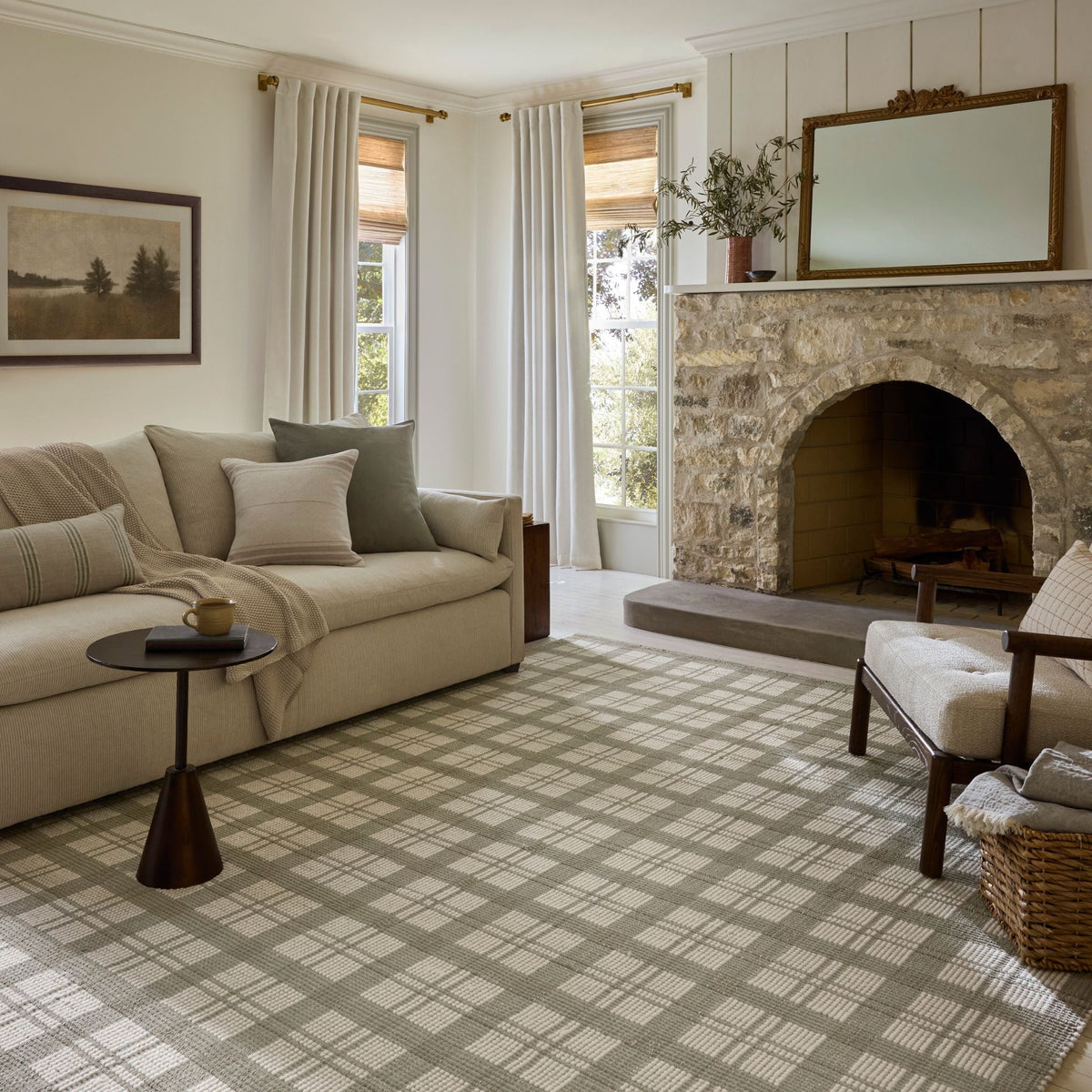 Mavelle Ryder Sage Ivory Rug area rug