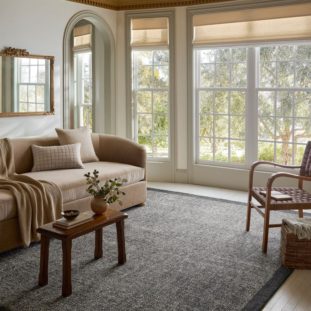 Mavelle Henley Ivory Charcoal Rug area rug