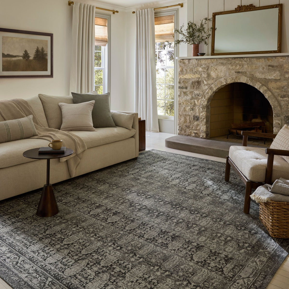 Mavelle Wimberly Granite Cream Rug area rug