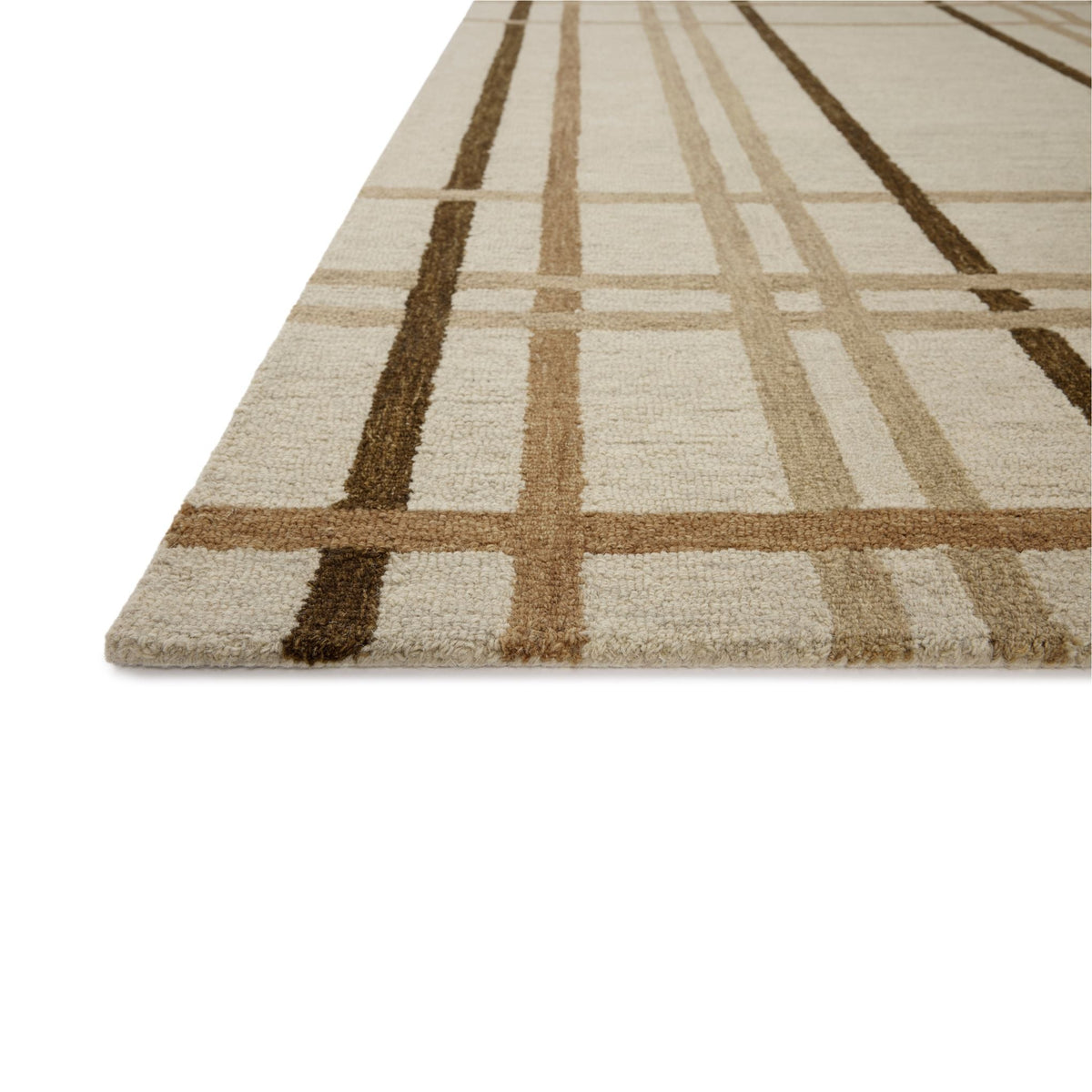 Mavelle Waylon Natural Bark Rug area rug - Styled in Room