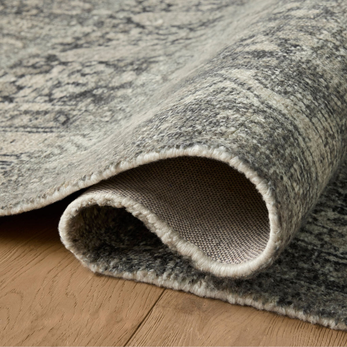 Mavelle Wimberly Granite Cream Rug area rug - Side View