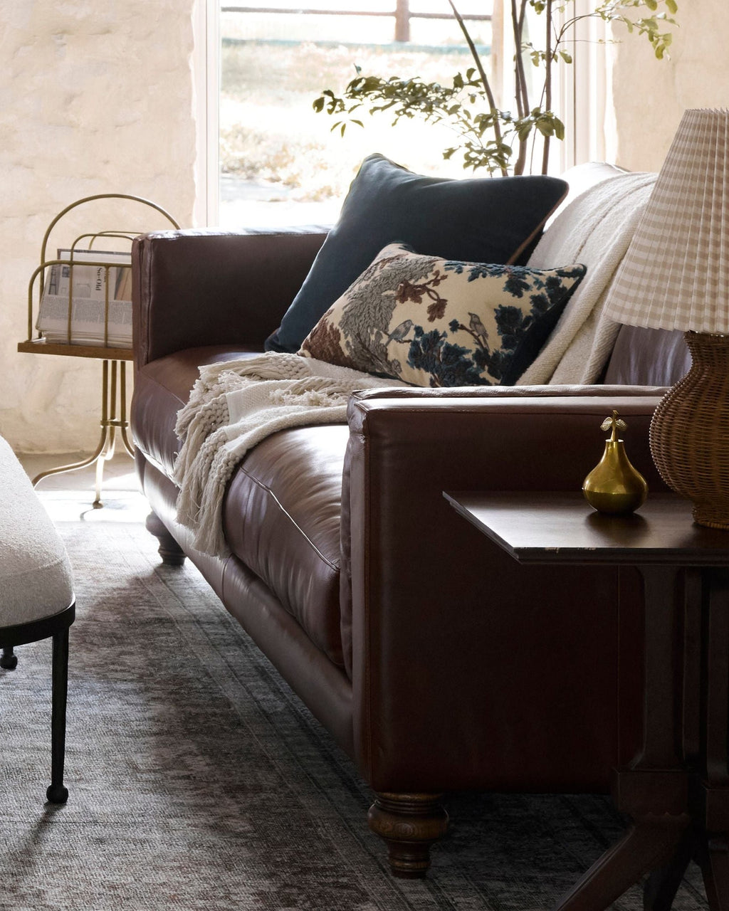 Mavelle Andrews Leather Sofa sofa