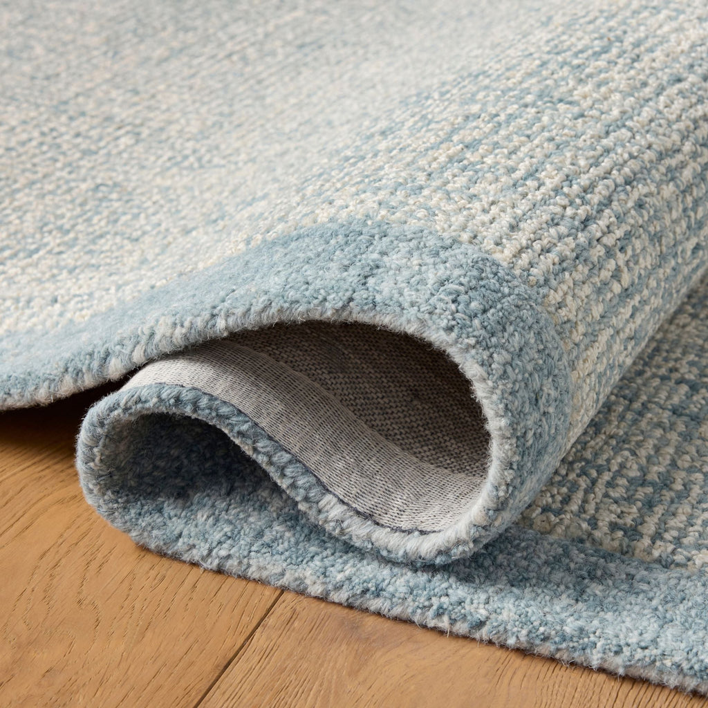 Mavelle Henley Ivory Blue Rug area rug - Close-Up