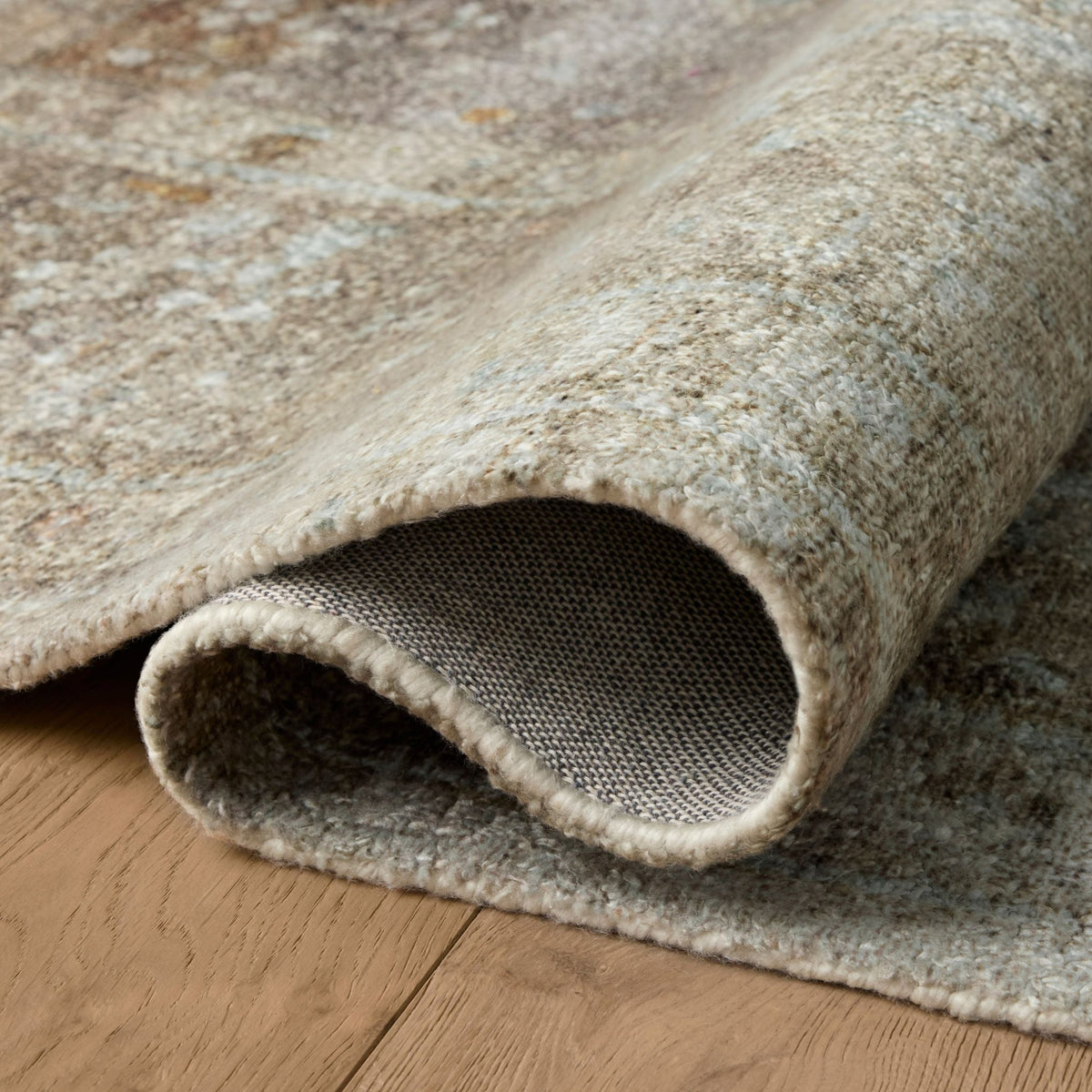 Mavelle Wimberly Earth Multi Rug area rug - Side View