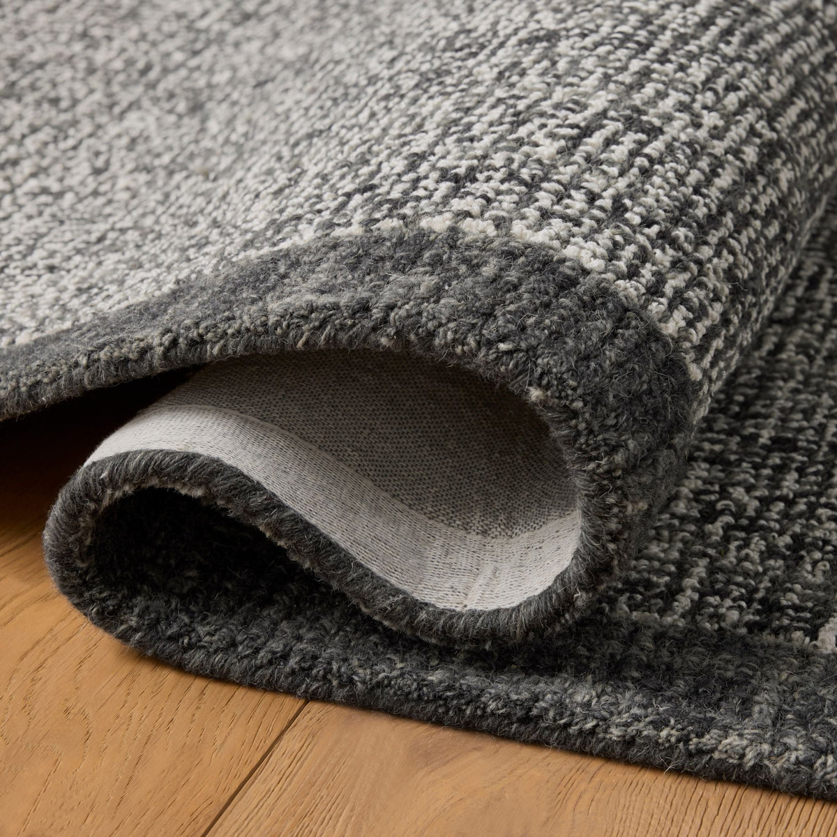 Mavelle Henley Ivory Charcoal Rug area rug - Close-Up
