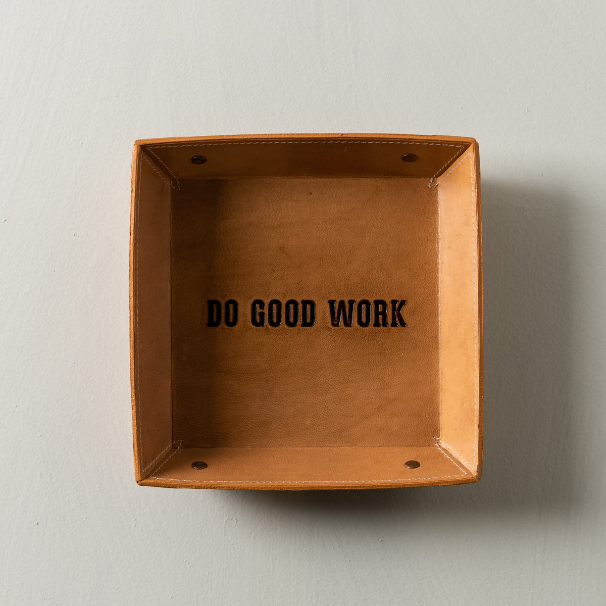 Mavelle Do Good Work Leather Desk Tray desk