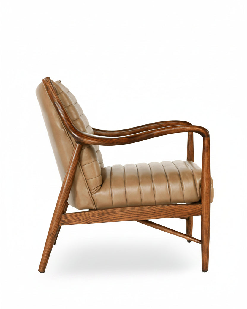 Mavelle Holland Channel Stitch Chair accent chair - Close-Up