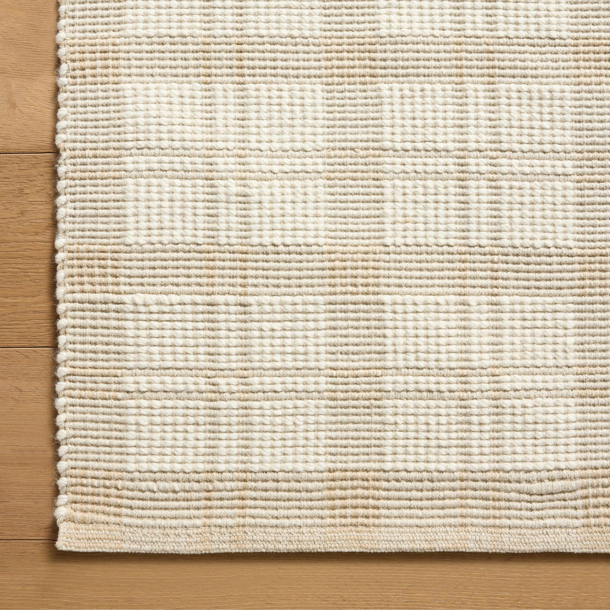 Mavelle Ryder Beige Ivory Rug area rug - Side View