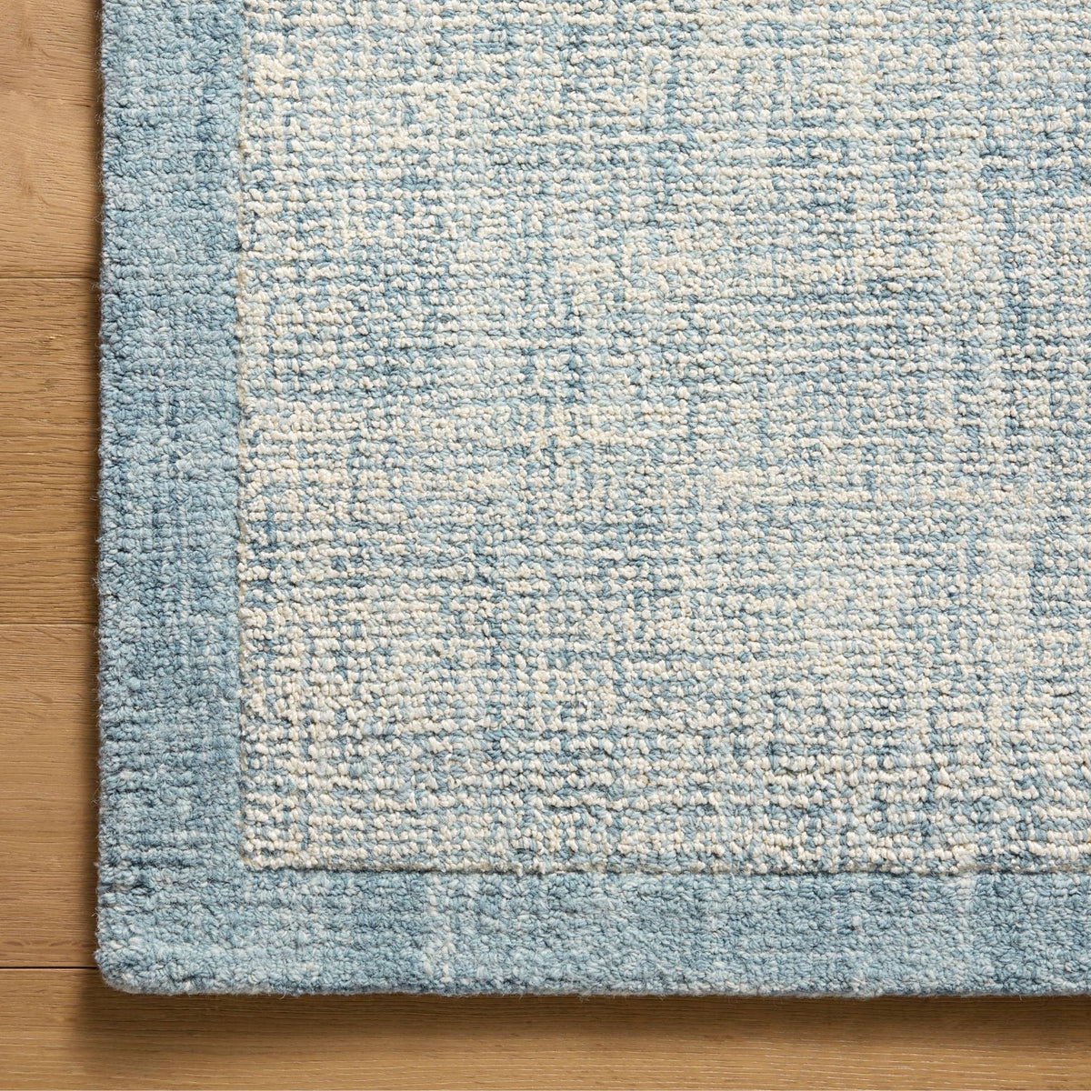 Mavelle Henley Ivory Blue Rug area rug - Styled in Room