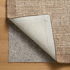 Mavelle Henley Ivory Brown Rug area rug - Side View