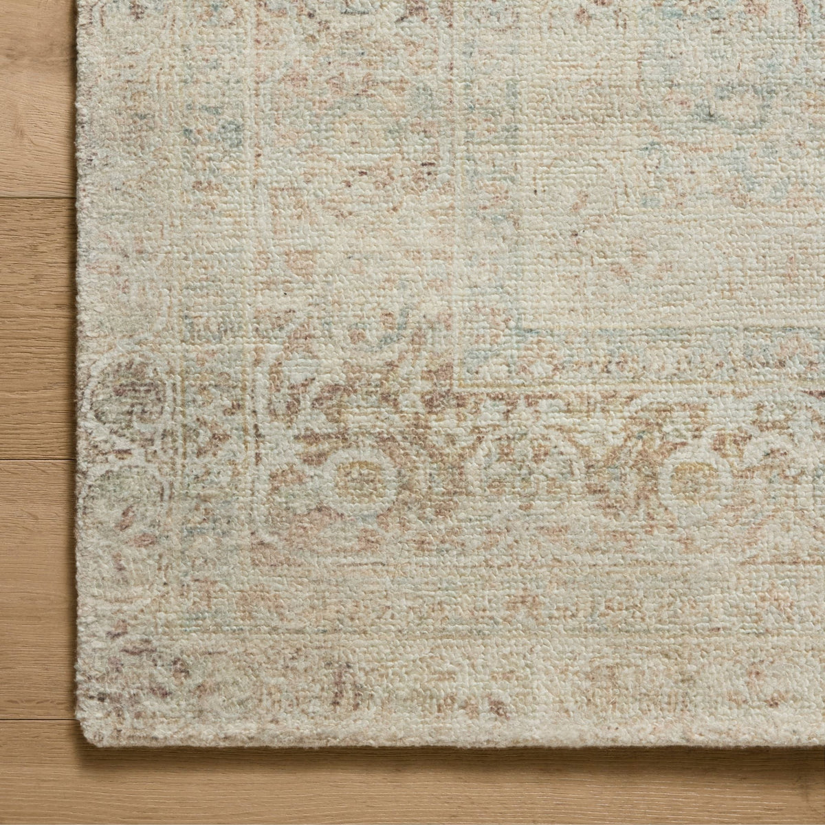 Mavelle Wimberly Sky Copper Rug area rug - Styled in Room