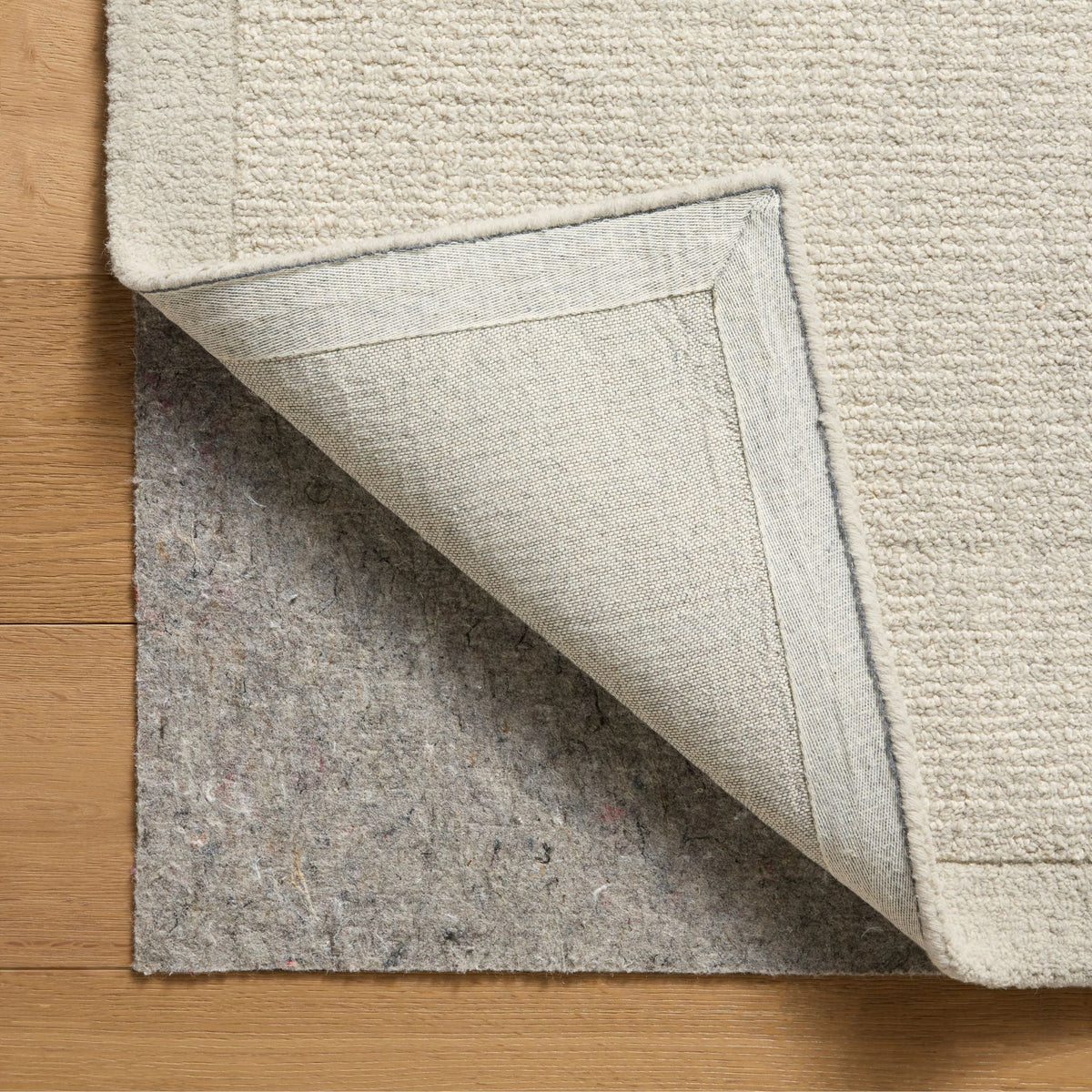 Mavelle Henley Ivory Silver Rug area rug - Side View