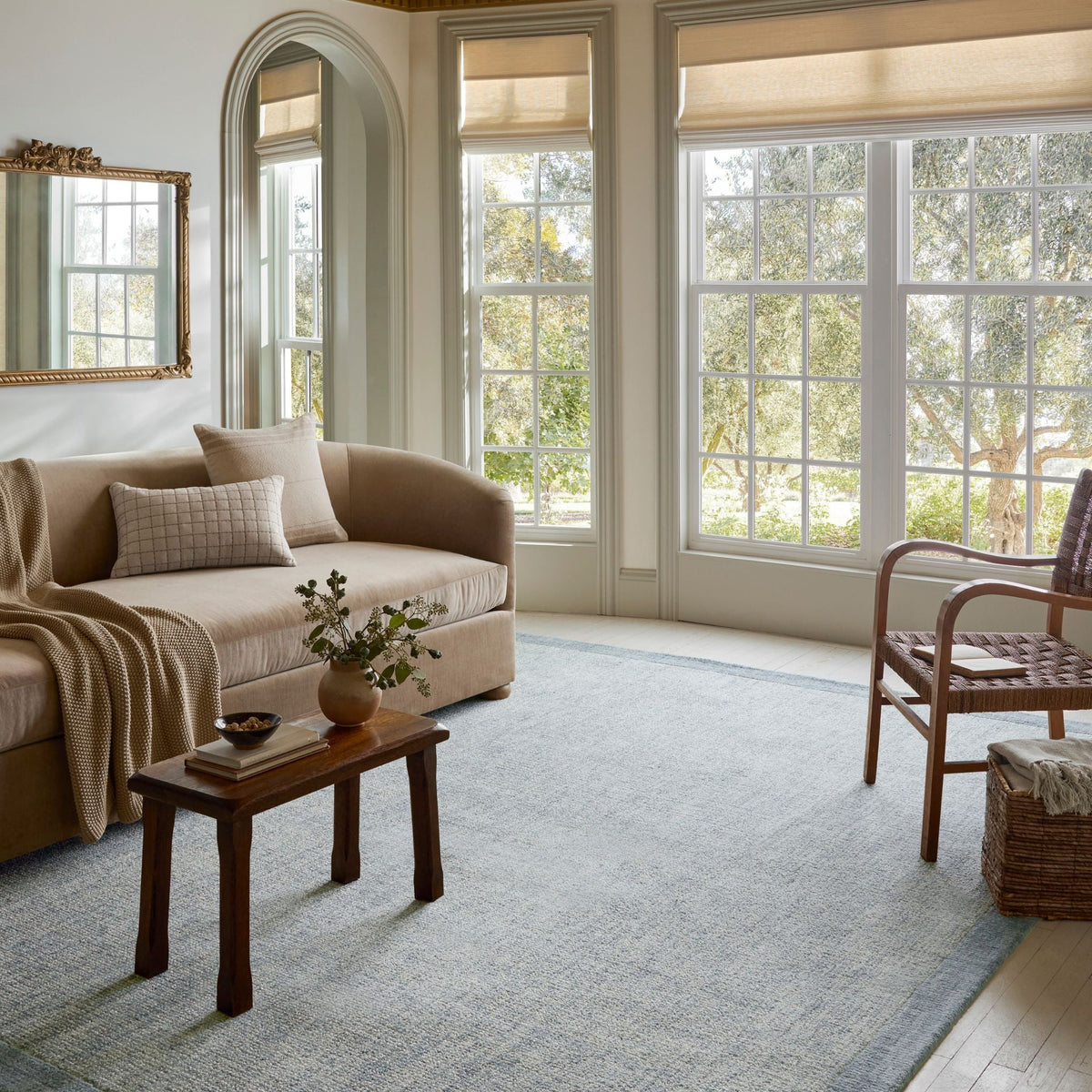 Mavelle Henley Ivory Blue Rug area rug