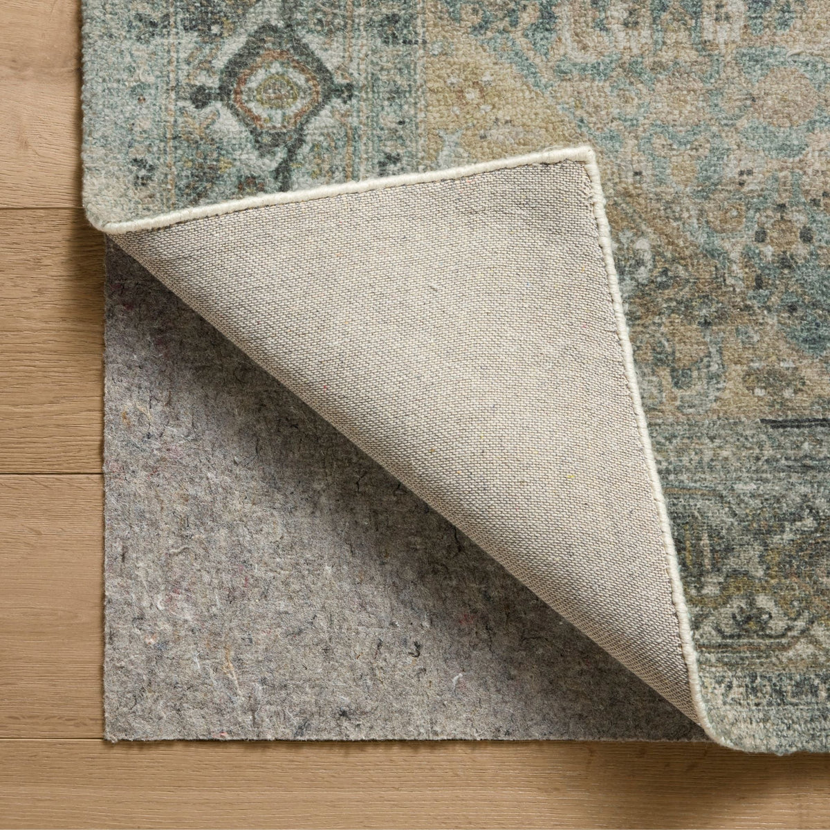 Mavelle Wimberly Lagoon Wheat Rug area rug - Close-Up