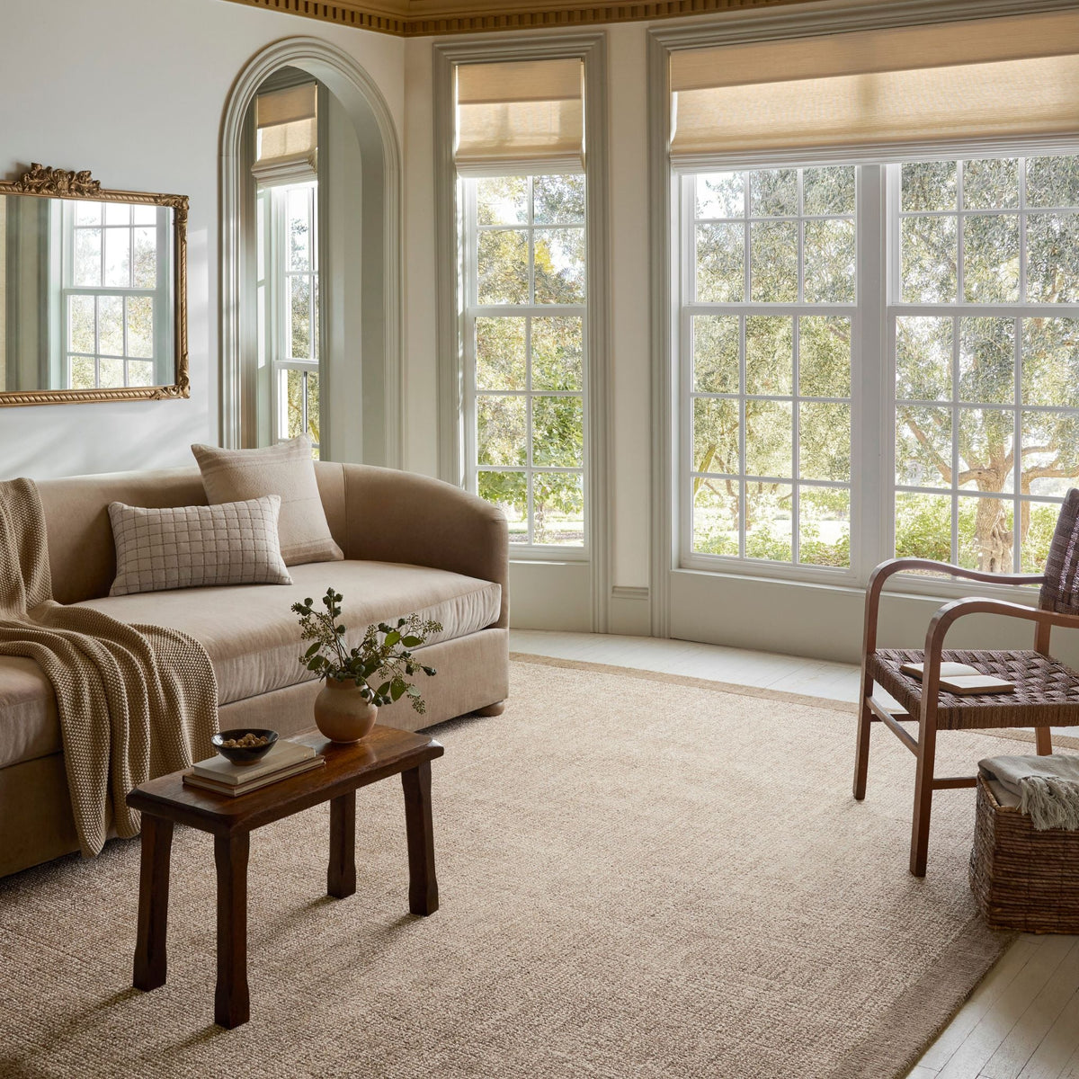 Mavelle Henley Ivory Brown Rug area rug