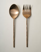 Mavelle Copper Serving Set serving piece - Styled in Room