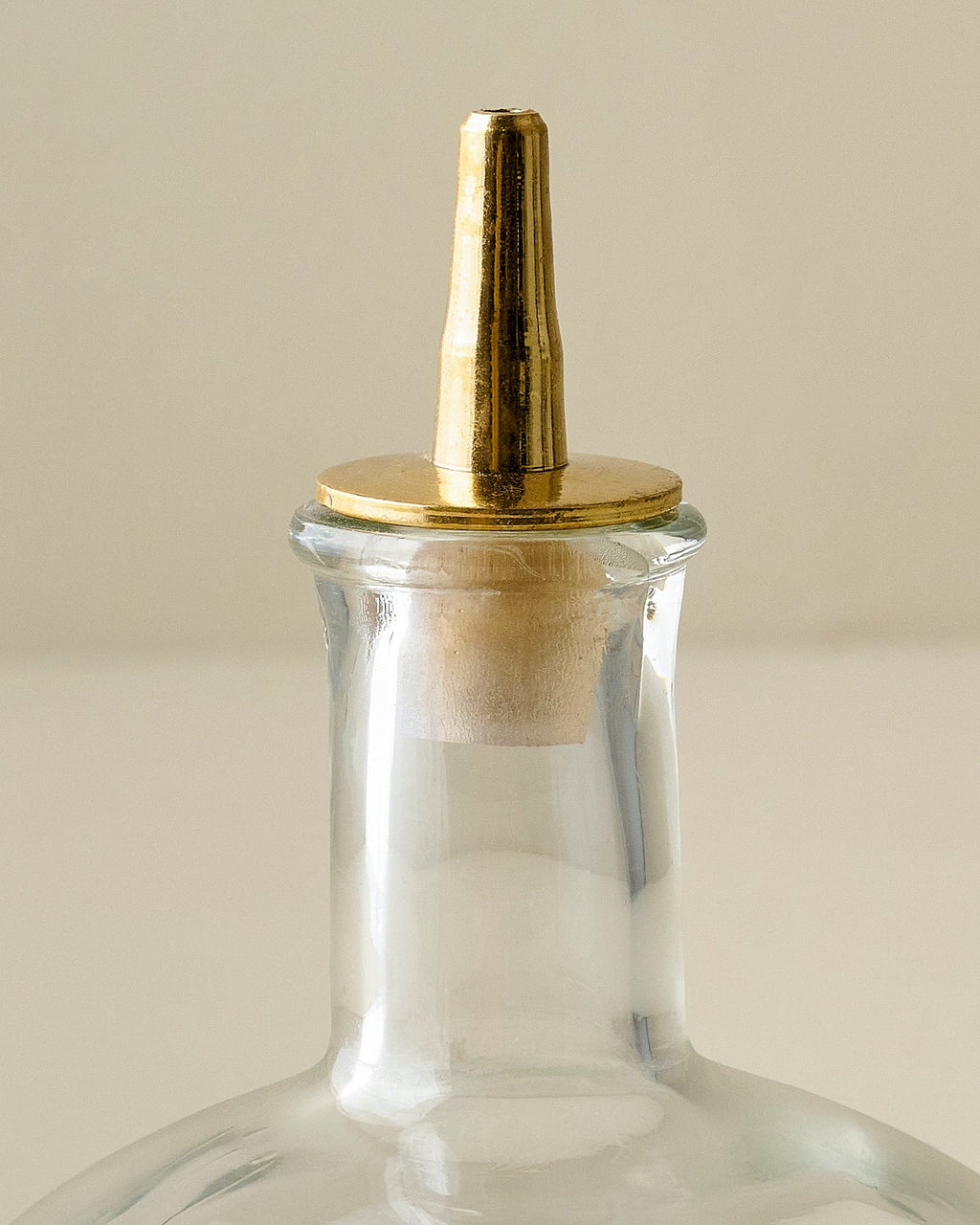 Mavelle Vintage-Inspired Etched Glass Bottle drinking glass - Alternate View